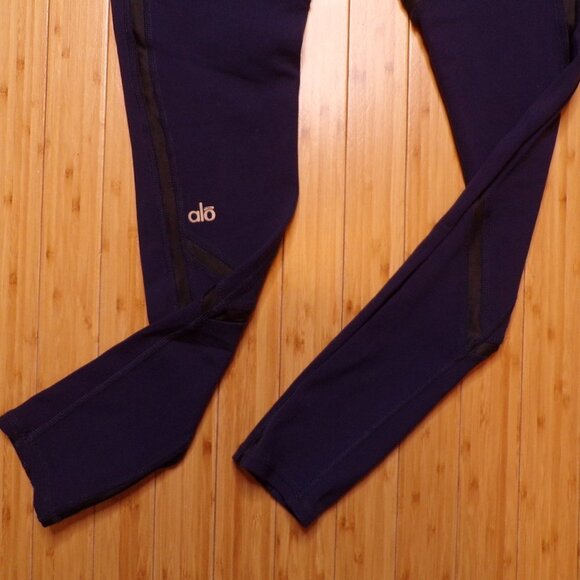 ALO Yoga leggings, dark blue low rise - Picture 7 of 8